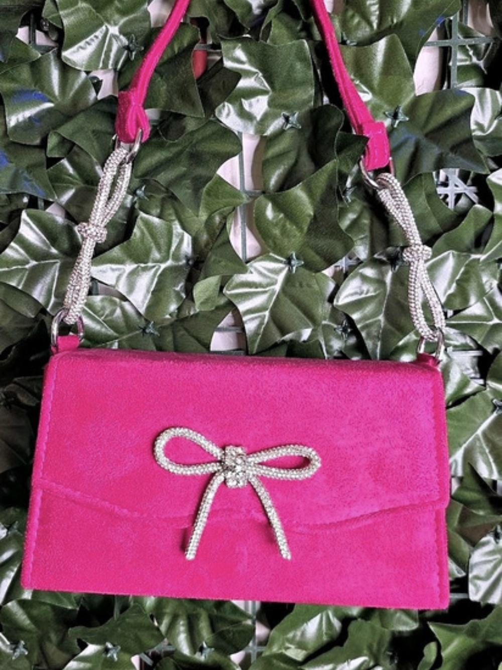 Pink Bow Shoulder Bag